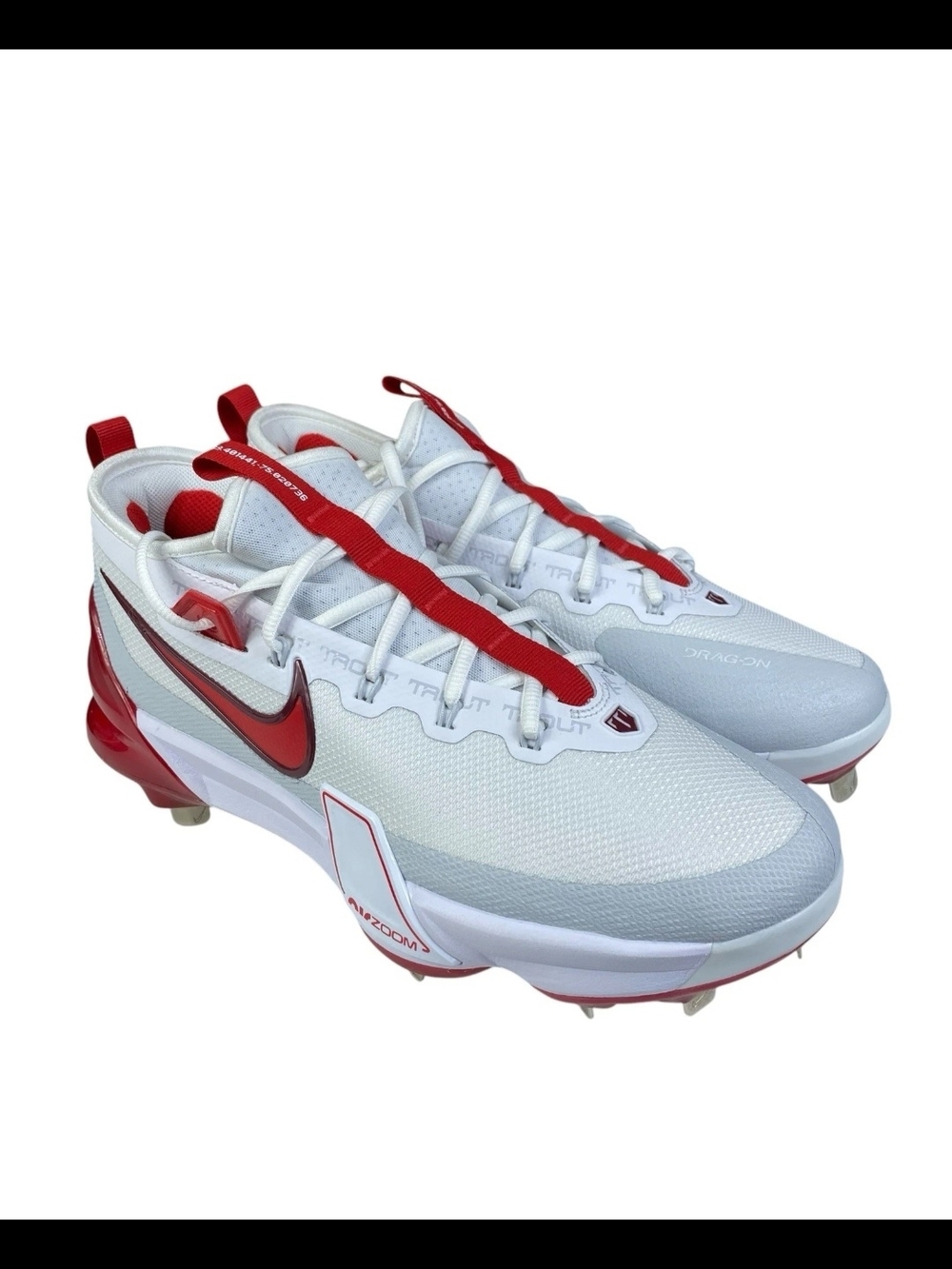 Nike Force Zoom Trout 9 Elite Men's Size 12 Baseball Cleats Red FB2906-101